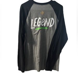 Men’s pelotonia one goal end cancer Legend long sleeve shirt size XL EUC